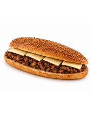 Eski Kaşar Kavurmalı Simit Sandviç